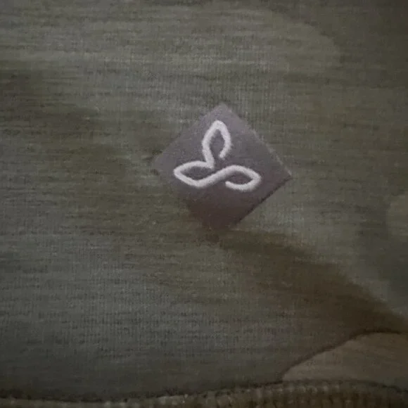 PrAna Leggings Women’s Small Green Camo Electa Yoga Work Out High Rise Pocket - Picture 11 of 11